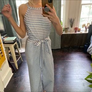 Striped jumpsuit